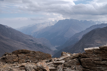 The main Caucasian ridge, Dombay