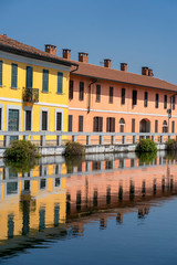 Obraz premium Gaggiano, Milan, along the Naviglio Grande
