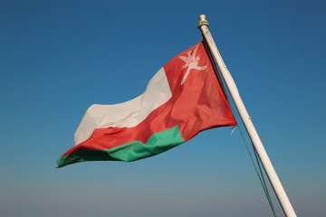 Flag of the Oman country