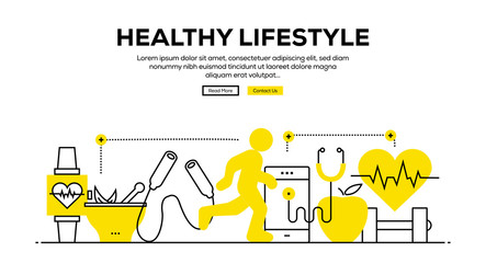 HEALTH LIFETYLE BANNER CONCEPT