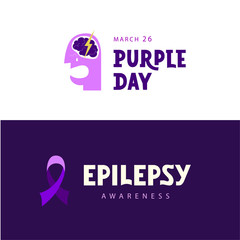 Epilepsy awareness handwritten lettering quote for postcards, banners, t-shirts. Vector illustration EPS 10.