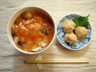 いただきます ～ 中華丼、焼売