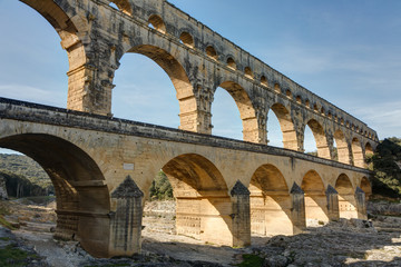 Fototapeta premium Pont du Gard - Vers-Pont-du-Gard - Occitanie - France