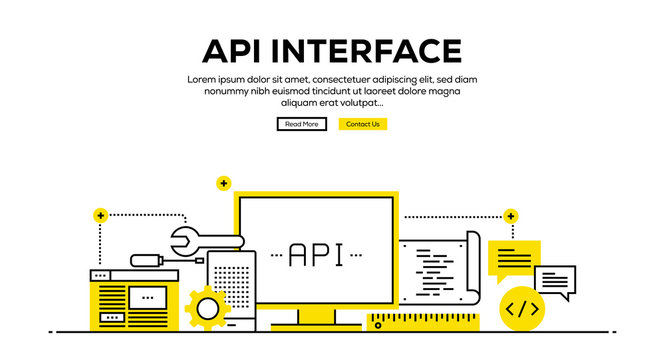 API INTERFACE BANNER CONCEPT