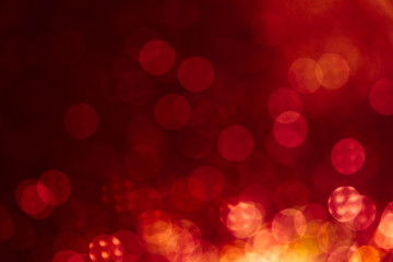 Blue bokeh background, abstract defocused lights