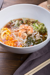 Traditional korean cold soup kuksi