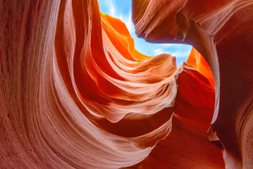  Antelope Canyon is een slotcanyon in het Amerikaanse zuidwesten. © BRIAN_KINNEY