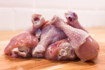 Cooking chicken legs
