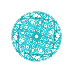 Abstract sphere from lines