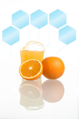 Still life with oranges