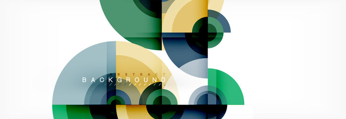 Abstract background circle design