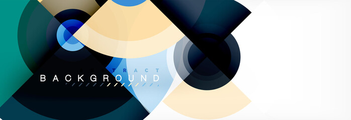 Abstract background circle design