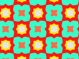 Luxury background with decorative geometric ornament. Retro creative design. geometric pattern in floral style. Simple fashion fabric print. 