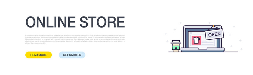 ONLINE STORE BANNER CONCEPT