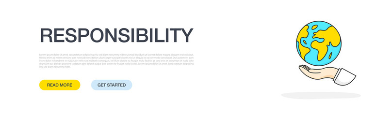 RESPONSIBILITY BANNER CONCEPT