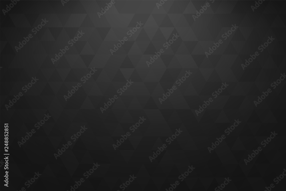 Poster vector black geometric background with lighting. abstract texture with triangles.