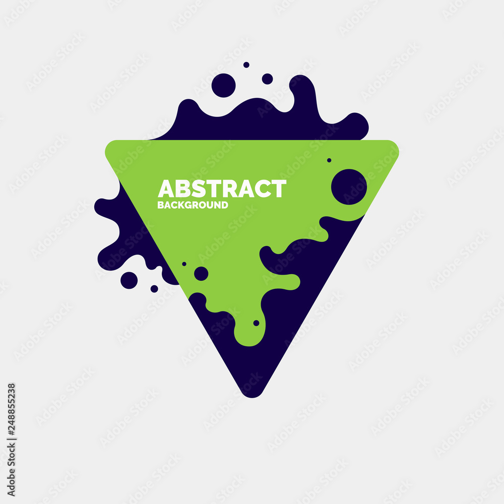 Aufkleber abstract background with dynamic linear waves. vector illustration