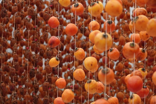 dalat natural dried persimmon made by japanese technique