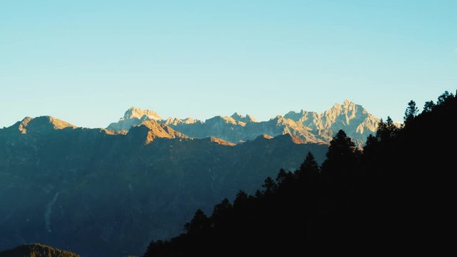 Nepal helambu range time lapse