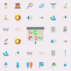 optometry illustration icon. optometry icons universal set for web and mobile