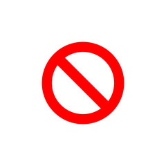 Stop sign icon vector.