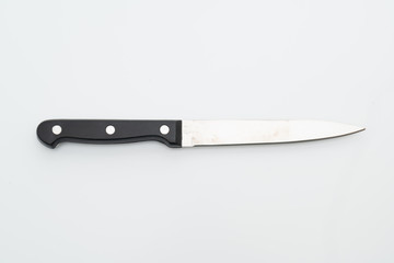knife utensil on white background