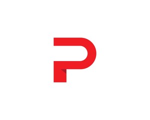 P letter logo vector