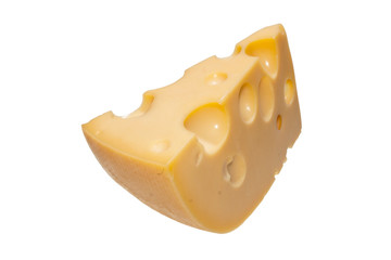 cheese isolated on white background