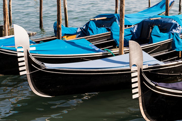 Fototapeta na wymiar Gondole - Venezia, Piazza San Marco