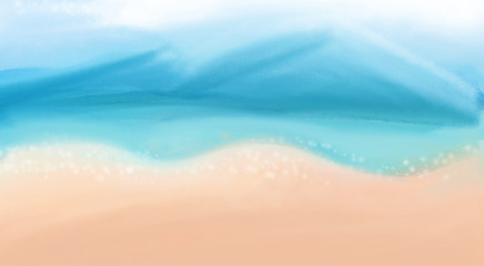 sand and blue sky