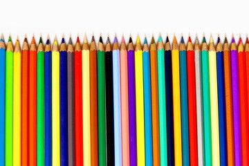 The setting of color pencil, Multicolored