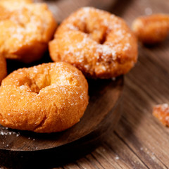 homemade rosquillas, typical spanish donuts