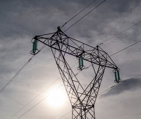 High voltage post