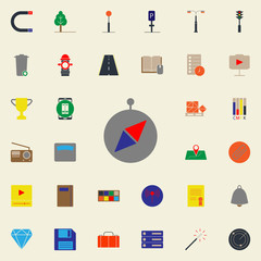 colored compass icon. Web icons universal set for web and mobile