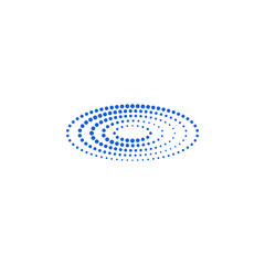 Modern Abstract Halftone Dots Logo