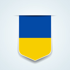 Ukraine Flag coat of arms illustration