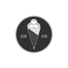 The logo of the cafe confectionery or ice cream.