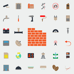 colored restaurant tray icon. Web icons universal set for web and mobile