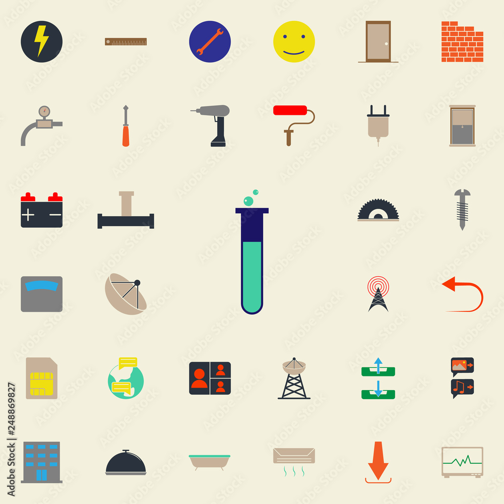 Poster colored up down sign icon. web icons universal set for web and mobile