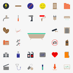 colored door icon. Web icons universal set for web and mobile