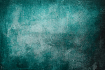Blue grungy canvas texture or background