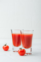 Bloody Mary Cocktail in glasses