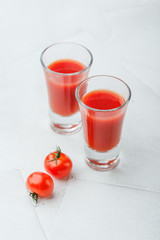 Bloody Mary Cocktail in glasses