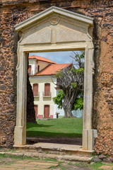 Matriz Church ruins in the historic city of Alcantara, Brazil