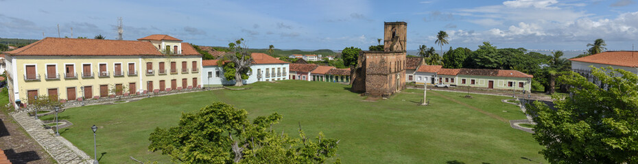 Fototapeta na wymiar Traditional portuguese colonial architecture in Alcantara, Brazil