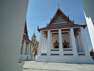 Loha Prasat Wat Ratchanatda temple Built in 1846 at the end of the reign of King Rama I. The old fruit orchard is about 25 rai