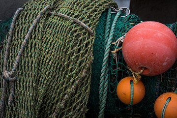 fishing nets and ropes