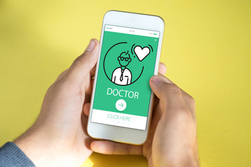 DOCTOR  CONCEPT ON SCREEN