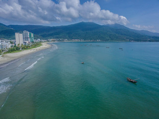 Fototapeta na wymiar Da Nang beach, Vietnam
