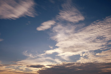 Fototapeta premium blue sky and clouds nature background